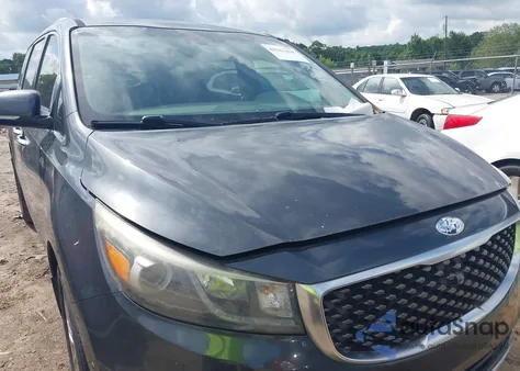 2015 Kia Sedona Sx Luxury from USA, damaged, VIN KNDME5C16F6044904